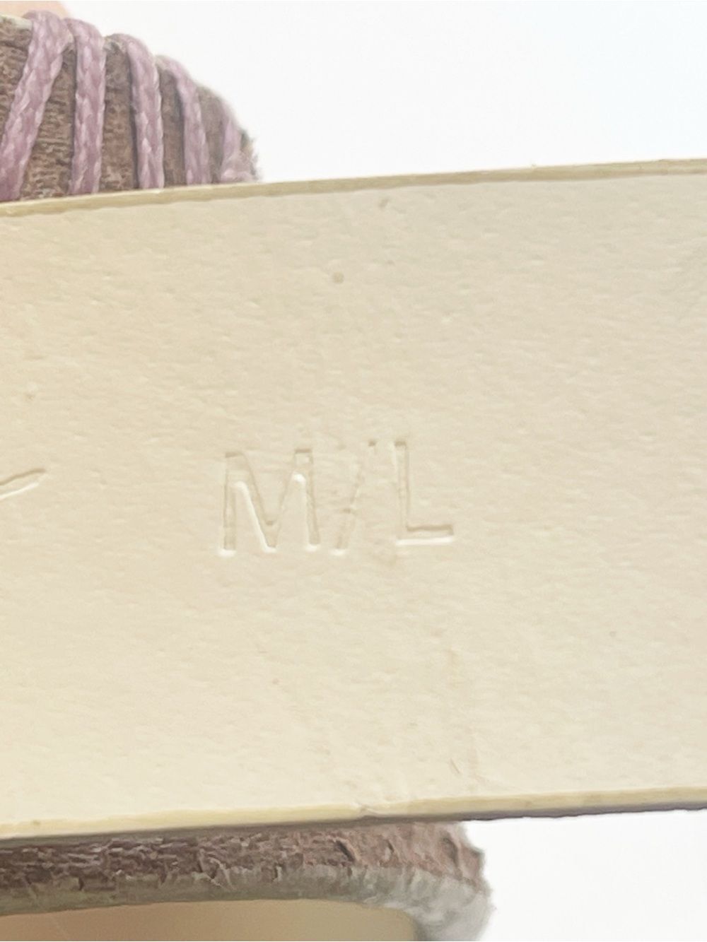 Free People Swift Haze floral Embroidered Belt white leather purple stitching - Picture 9 of 10